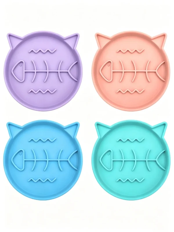 Silicone Pet Slow Feeder Bowl 7×7in