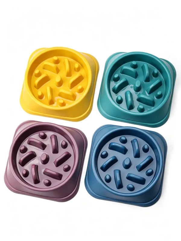 Pet Slow Feeder Bowl 7.9×7.9in