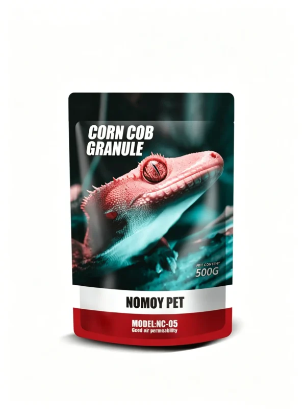 Corn cob bedding for deodorizing reptiles