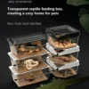 图片比例调整与翻译 (2)_副本 Reptile acrylic transparent ventilated terrarium