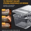 Small Reptile Transparent Ventilated Breeding Box