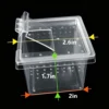 Small Reptile Transparent Ventilated Breeding Box