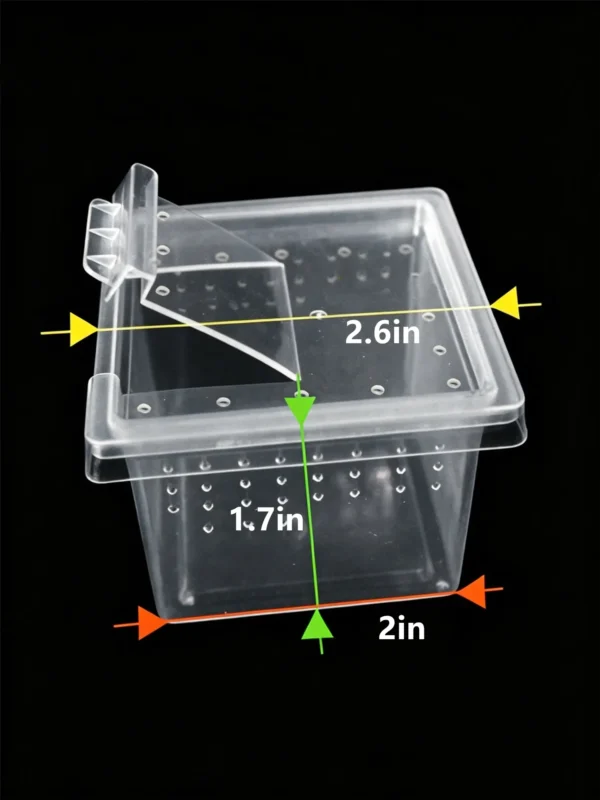 Small Reptile Transparent Ventilated Breeding Box