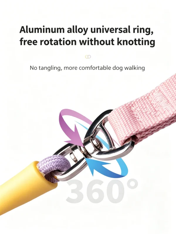 All-in-One Pet Leash – 55.1″, Multi-Functional for Dogs