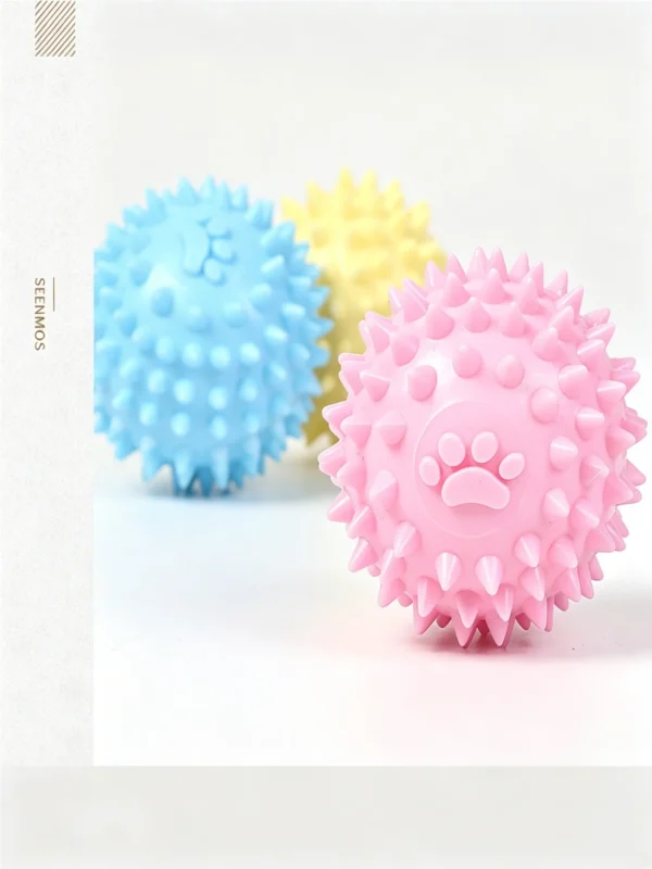 Spike Ball Interactive Dog Toy – Durable & Bouncy for Fetch