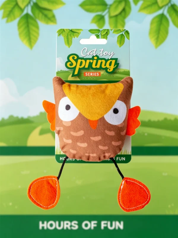 Cat Toys – Forest Series, Soft Plush Animals for Kitties