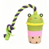 Squeaky Latex Milk Tea Cup Toy – Fun Shaped Toy for Dogs