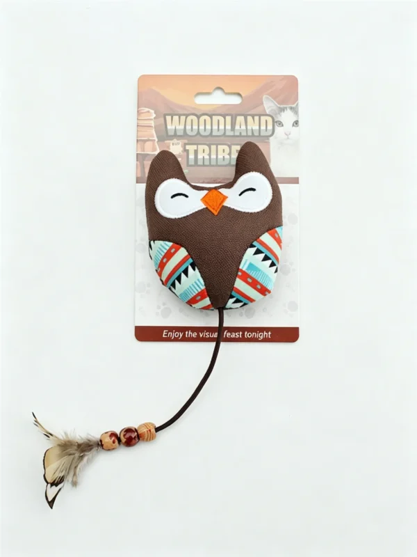 Burlap Cat Chew Toy – Self-Entertaining Interactive Toy for Cats
