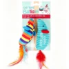 Realistic Mouse Toys for Cats – 2-Pack (Soft & Squeaky)