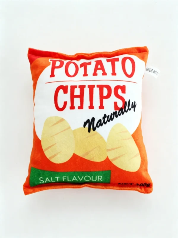 Potato Chip Cat Toy – Crinkle Plush, Irresistible for Felines