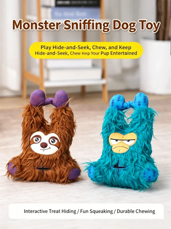 提炼产品4大卖点 (2)_副本-compressed Squeaky Plush Monster Toy for Cats – Soft & Engaging
