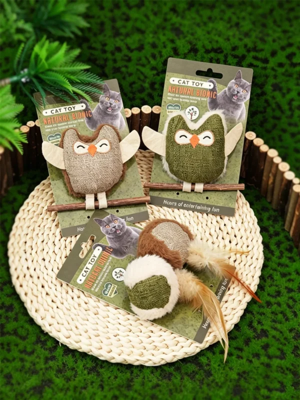 提炼产品4大卖点 (3)_副本-compressed Catnip Burlap Chew Toy – Natural & Engaging for Cats