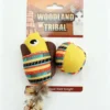 Burlap Cat Chew Toy – Self-Entertaining Interactive Toy for Cats