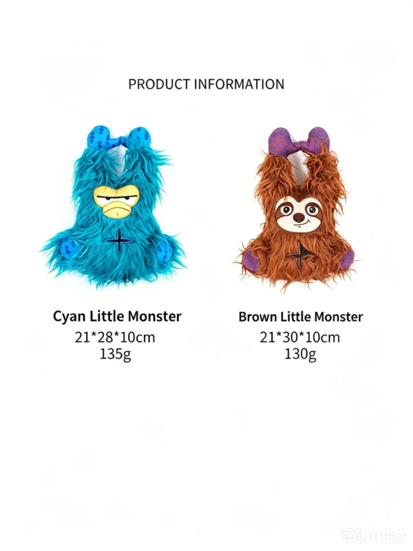 提炼产品4大卖点 (3)_副本-compressed Squeaky Plush Monster Toy for Cats – Soft & Engaging