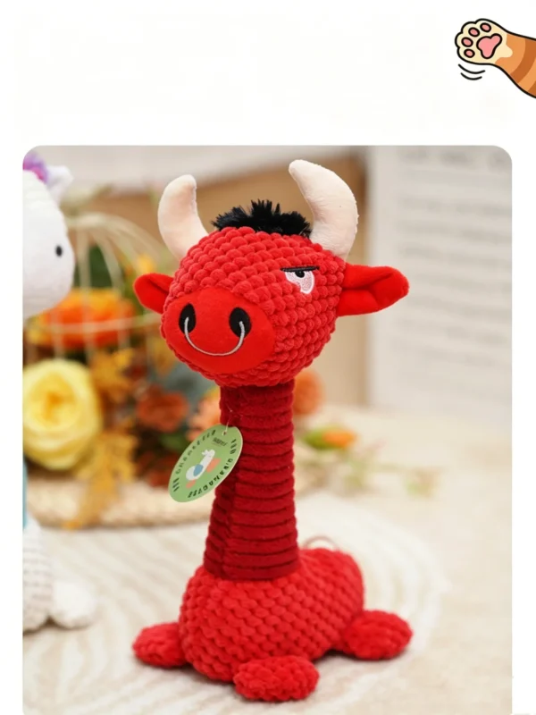 Squeaky Plush Toy for Pets – Soft, Durable & Engaging