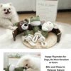 提炼产品4大卖点 (4)_副本 Cotton Rope & Plush Squeaky Toy – Interactive Toss Toy for Dogs