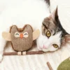 提炼产品4大卖点 (4)_副本-compressed Catnip Burlap Chew Toy – Natural & Engaging for Cats