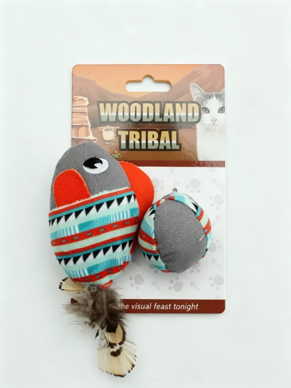 Burlap Cat Chew Toy – Self-Entertaining Interactive Toy for Cats