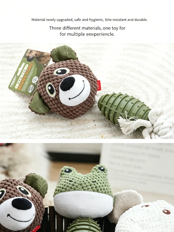 提炼产品4大卖点 (5)_副本 Cotton Rope & Plush Squeaky Toy – Interactive Toss Toy for Dogs
