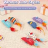 Realistic Mouse Toys for Cats – 2-Pack (Soft & Squeaky)