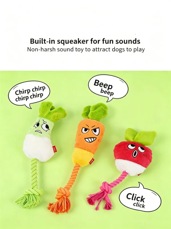 提炼产品4大卖点 (6)_副本-compressed Squeaky Plush Cotton Rope Toy – Cute Vegetable Design for Dogs