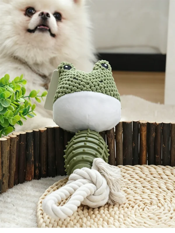 提炼产品4大卖点 (7)_副本 Cotton Rope & Plush Squeaky Toy – Interactive Toss Toy for Dogs