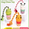 Squeaky Latex Milk Tea Cup Toy – Fun Shaped Toy for Dogs