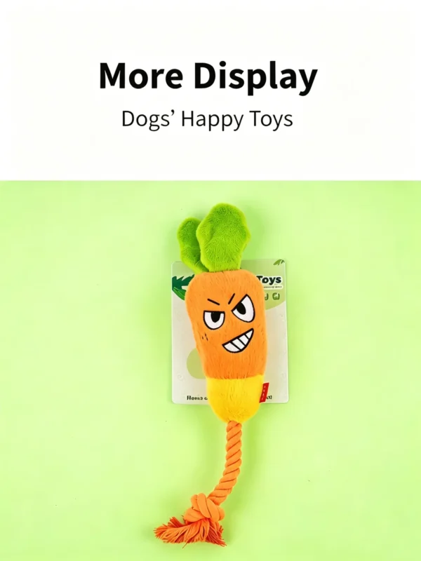 提炼产品4大卖点 (7)_副本-compressed Squeaky Plush Cotton Rope Toy – Cute Vegetable Design for Dogs
