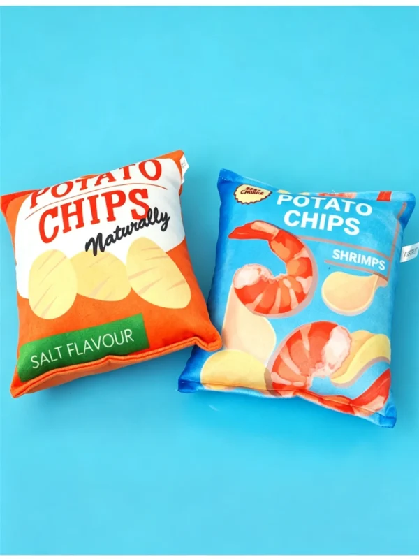 Potato Chip Cat Toy – Crinkle Plush, Irresistible for Felines