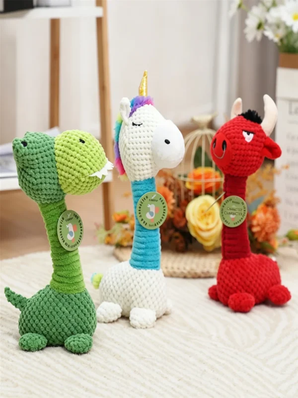 Squeaky Plush Toy for Pets – Soft, Durable & Engaging