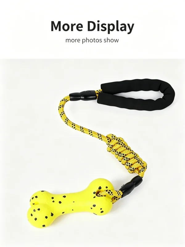ETPU Bone-Shaped Pull Rope Toy – Interactive Training Toy for Dogs