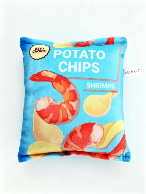 Potato Chip Cat Toy – Crinkle Plush, Irresistible for Felines
