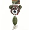 提炼产品4大卖点_副本 Cotton Rope & Plush Squeaky Toy – Interactive Toss Toy for Dogs