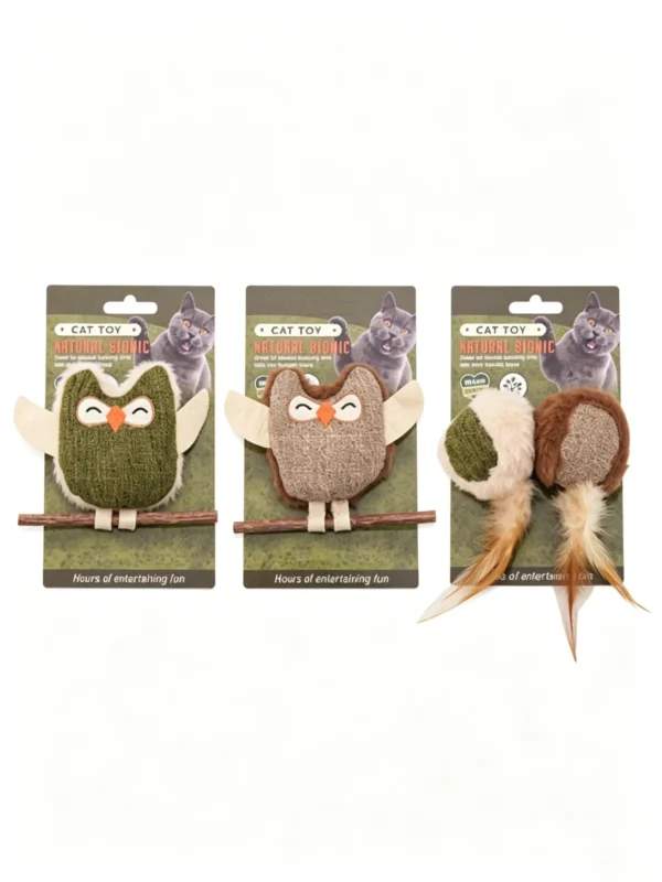 Catnip Burlap Chew Toy – Natural & Engaging for Cats