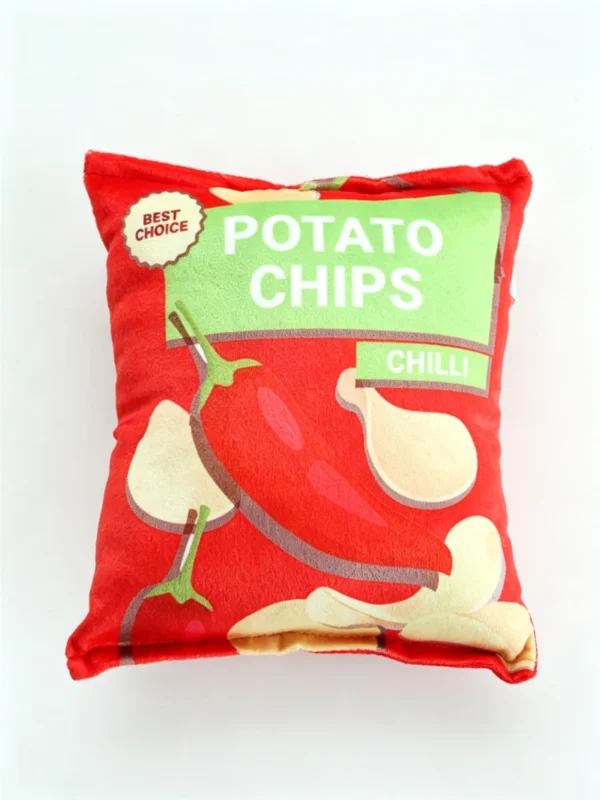 Potato Chip Cat Toy – Crinkle Plush, Irresistible for Felines