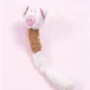 Squeaky Teething Plush Toy for Puppies & Kittens