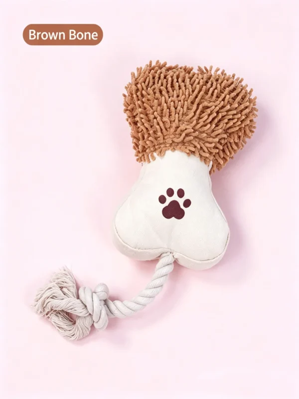 Squeaky Teething Plush Toy for Puppies & Kittens