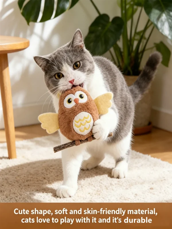 Silver Vine & Catnip Plush Toy – Dual Attractant for Cats