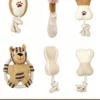 Squeaky Teething Plush Toy for Puppies & Kittens