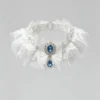 Cat collar, lace, bow, neck warmer, scarf, decoration, pet 1 Vintage Royal White Lace Tulle Rhinestone Pearl Kitten Collar Bib