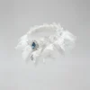 Cat collar, lace, bow, neck warmer, scarf, decoration, pet Vintage Royal White Lace Tulle Rhinestone Pearl Kitten Collar Bib