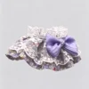 Cat collar, lace, bow, neck warmer, scarf, decoration, pet 2 Pastel Purple Floral Lace Ruffled Kitten Collar Bib with Chiffon Bow