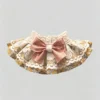 Cat collar, lace, bow, neck warmer, scarf, decoration, pet (5) Retro Muted Yellow Floral Lace Ruffled Kitten Collar Bib