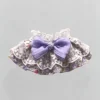 Cat collar, lace, bow, neck warmer, scarf, decoration, pet 6 Pastel Purple Floral Lace Ruffled Kitten Collar Bib with Chiffon Bow