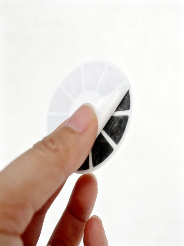 box stick-on thermometer