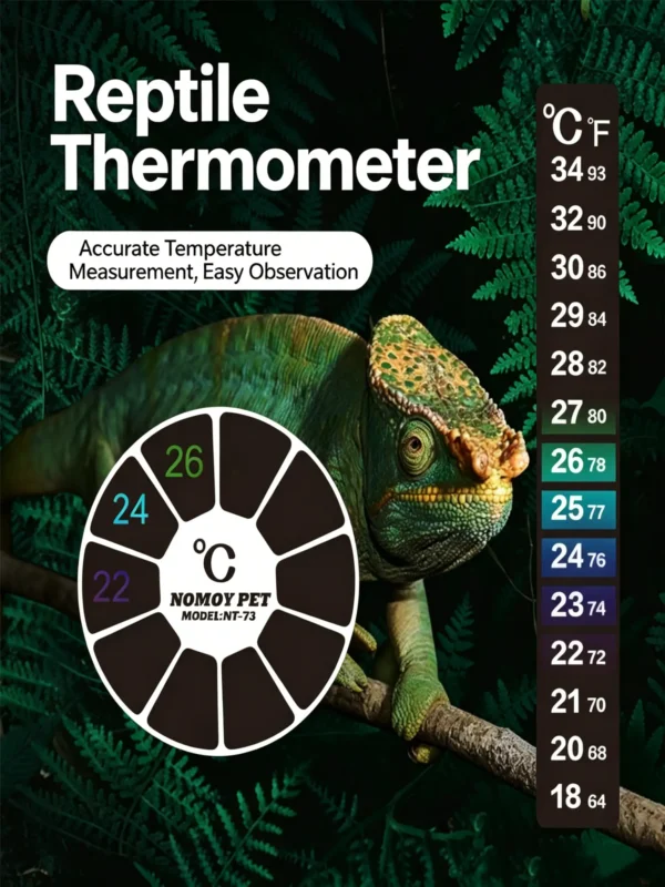 box stick-on thermometer
