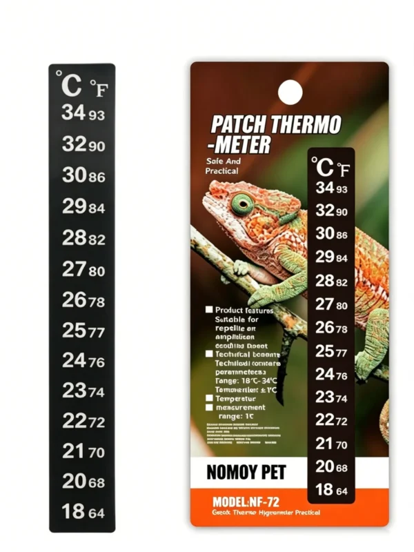 box stick-on thermometer