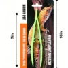 Crawler tool, tweezers, glow-in-the-dark tweezers, luminous tweezers, feeding tweezers (4)-compressed Reptile Glow Tweezers