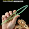 Crawler tool, tweezers, glow-in-the-dark tweezers, luminous tweezers, feeding tweezers (5)-compressed Reptile Glow Tweezers