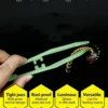 Crawler tool, tweezers, glow-in-the-dark tweezers, luminous tweezers, feeding tweezers (6)-compressed Reptile Glow Tweezers
